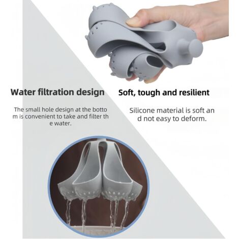 Cuiseur à œufs En Silicone - Support Pour 4 Ou 6 œufs - Cuit Parfaitement Sans éclater - Adapté Micro-ondes Et Four