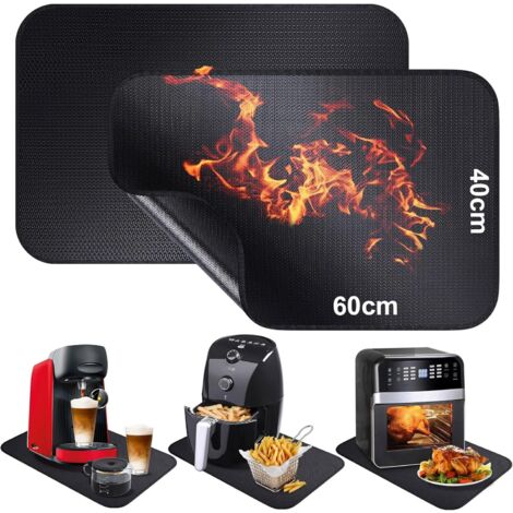APEX Tapis de cuisson pour barbecue - Tapis de cuisson antiadhésif ultra-résistant pour grillades en extérieur, 60 x 40 cm, résistant (1/5)