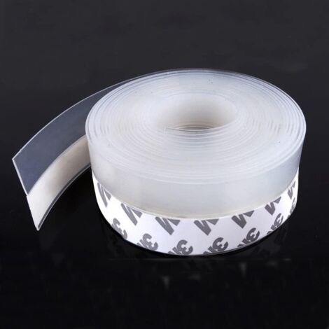 APEX Joint d'étanchéité en silicone pour bas de porte 6 m (largeur:35 mm) - Autocollant d'étanchéité en silicone pour joints d'étanchéité (1/5)