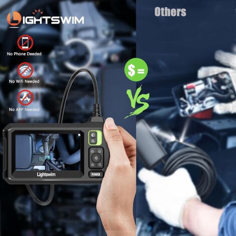 COC-7352625130468-Caméra Endoscopique Avec Lumière IP67, étanche, 1080P HD, Inspection Des