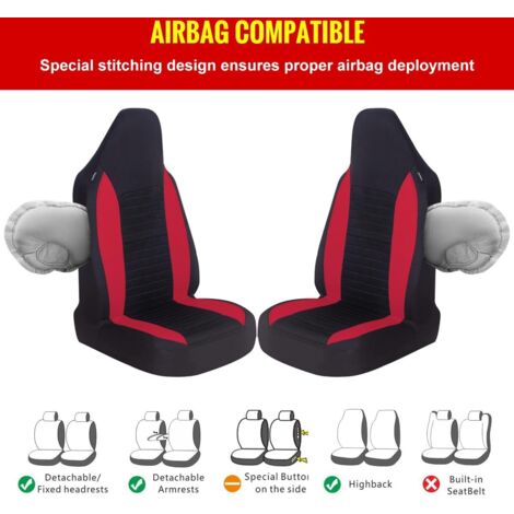 Housse De Siège Chauffante - 6 Réglages De Température Coussins