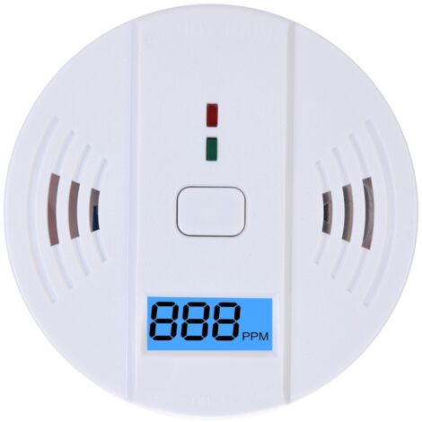 APEX Détecteur de monoxyde de carbone, détecteurs de CO et bouton de silence, moniteur d'alarme CO EN 50291 (pile AA non incluse) (1/5)