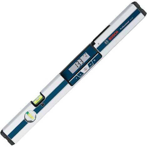 APEX Inclinomètre numérique professionnel Bosch GIM 60 (plage de mesure : 0-360º, longueur : 60 cm)