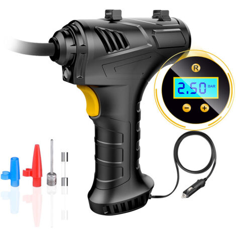 APEX Gonfleur de pneus sans fil, compresseur d'air, batterie rechargeable USB 12 V, pompe à pneus portable 150 PSI (1/5)