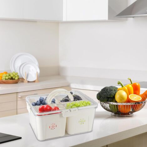 Lot De 8 Boîtes De Conservation De Fruits Pour Réfrigérateur