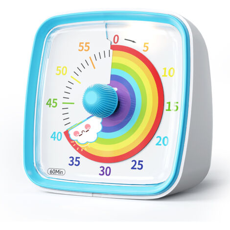 APEX Minuteur visuel pour enfants, compte à rebours visuel de 60 minutes pour l'enseignement de la cuisine en classe, outils de gestion du temps pour enfants (1/4)