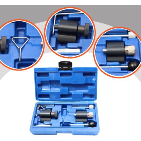 JinsenTGG Kit Outils Calage Moteur Arbre à Cames - Compatible VAG 1.4L 1.6L 1.9L 2.0L SDI TDI Diesel