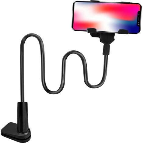 APEX Support de Téléphone Portable à Col de Cygne, Support de Tablette et Smartphone Pliable-Bras Flexible 360 , 75 cm de Longueur Totale