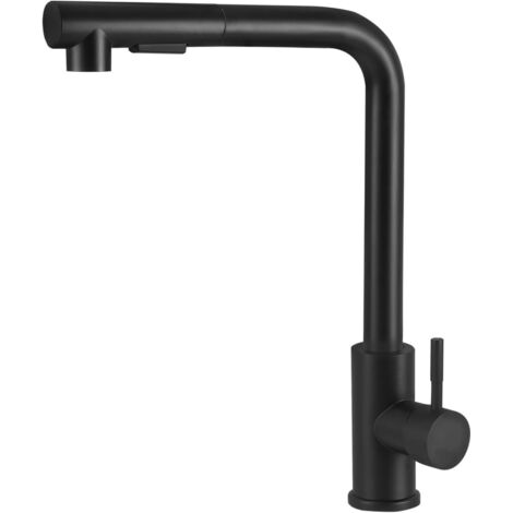 APEX Robinet Cuisine, Robinet de Cuisine avec Douche Extractible, Robinet Cuisine en Acier , Deux Types de Jets D'eau, Pivotant à 360° (1/5)