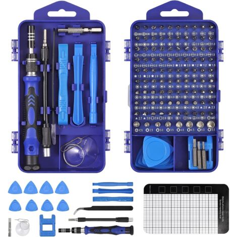APEX 122 en 1 Kit Tournevis de Précision Magnétique, Portable Mini Tournevis Outils de Réparation pour PC, Ordinateur, iPhone (1/5)