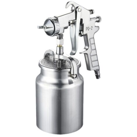 APEX Pistolet de Pulvérisation de Peinture à l'air, 1000ml 2.0mm Buse Haute Pression Grand Volume d'alimentation par Aspiration Pistolet