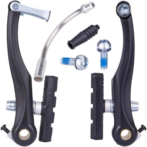 APEX Lot de 2 paires de freins V-Brake pour vélo avec frein avant et arrière de 70 mm, bras long 110 mm, alliage d'aluminium (1/5)