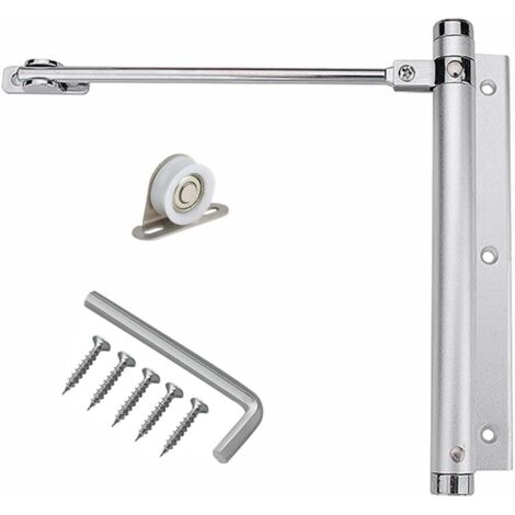 APEX Ferme-Porte à Ressort en Alliage d'aluminium de Porte Closers réglable Facile à installer Dispositif de fermeture automatique 45kg (1/5)