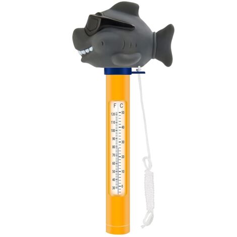 Thermomètre de piscine flottant 2 pièces, facile à lire pour la température de l'eau avec