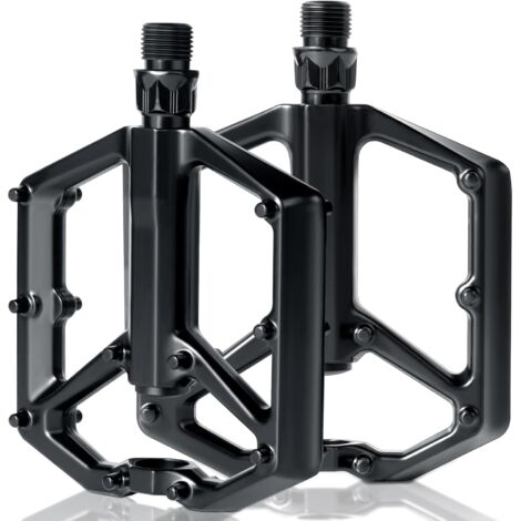 APEX Pédales de Vélo, Pédale VTT en Alliage d'Aluminium, Universelles Pedale VTT Pédales de Vélo, Pédales de Vélo 9/16 Roulementsa (1/5)