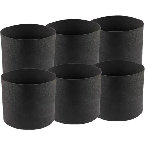 APEX Lot de 6 sacs de plantation, 3,8 l, avec tuteur, en tissu, pot à tomates, fraises, panier de plantation (1 gallon) (1/5)