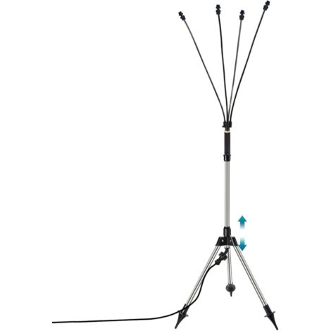 APEX Brumisateurs sur pied pour terrasse extérieure, système de brumisation portable à hauteur réglable avec conduite d'eau de 26 pied