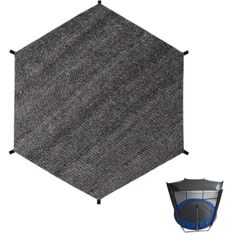APEX Housse De Pare-Soleil Pour Trampoline,Tente Toit Housse,Housse De Tente De Trampoline Anti-UV(10 pieds - 6 tiges)