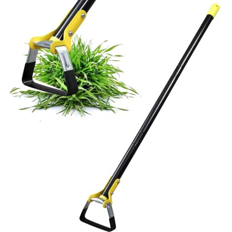 APEX Houe de Jardin, 76-160cm Jardin en Acier Inoxydable avec Poignée Réglable Robuste, Désherber, Ameublir Sol, Planter des Légumes (1/5)