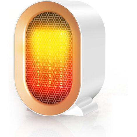 APEX 1200W Radiateur Soufflant à Éco, Chauffage Electrique Céramique PTC, 2 Modes, Protection anti-basculement et anti surchauffe pour Bureau, Maison (1/5)