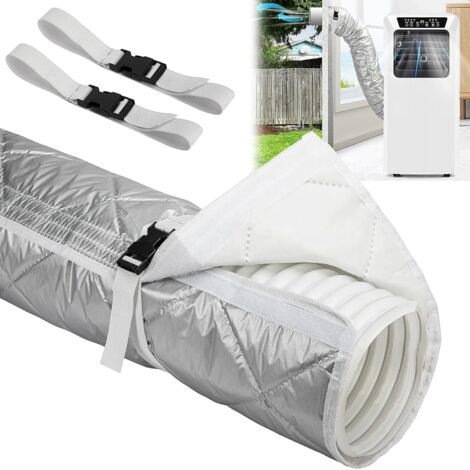 APEX Housse de protection pour tuyau de climatiseur portable (150 x 50 cm) - Housse de protection isolante thermique pour climatiseur