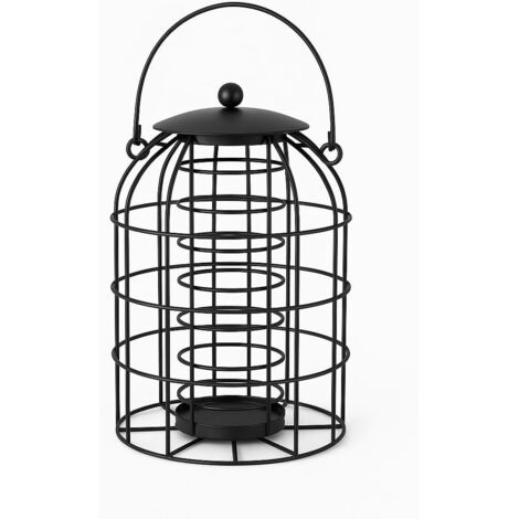 APEX Mangeoire à oiseaux avec protection anti-écureuils de 24 cm, adaptée aux oiseaux sauvages de jardin. (1/4)