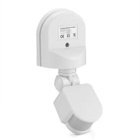 APEX 110V-240V Interrupteur Réglable PIR Corps Motion Infrarouge Détecteur Capteur Ampoule avec Vis d'Installation(Blanc)110V-240V Interrupteur Réglable PIR Corps Motion Infrarouge Détecteur Capteur A (1/5)