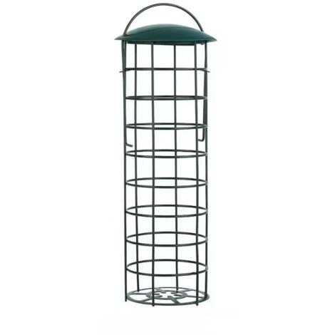 APEX Mangeoire à oiseaux, comprend quatre boules pour mésanges, rechargeable pour les oiseaux sauvages, noire, en plastique, 1 pièce. (1/5)