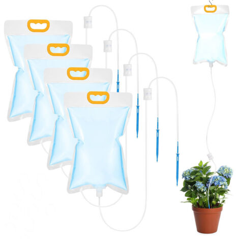 APEX Sacs d'arrosage automatiques avec interrupteur de commande réglable, lot de 5, 3,5 litres par sac. (1/5)