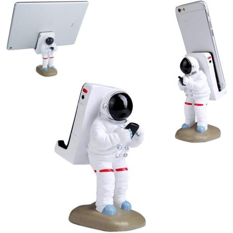 APEX Cute Funny Cell Phone Stand, Upgraded Unique Astronaut Style, Durable Resin Material, Universal for iPhone and All Mobile Phones Tablet PC Desktop Holder Desk Mount (1/5)