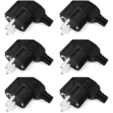APEX Prise d'alimentation, 6 prises mâles détachables, prise mâle 250 V 16 A. (1/5)