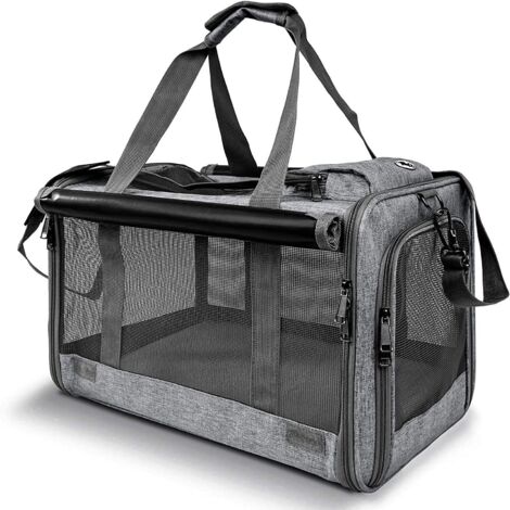 APEX Pet Carrier for Large Cats, Soft-Sided Cat Carrier for Medium Big Cats and Puppy up to 20lbs, Washable Dog Carrier Privacy Protection for Home Outdoor Travel (1/5)