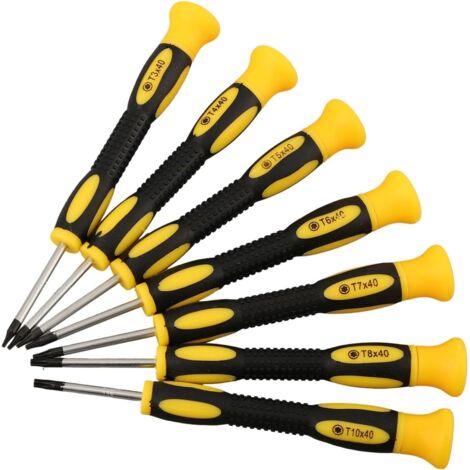 APEX Un ensemble de 7 tournevis Torx T3 et T10H, conçu pour les manettes Xbox et les appareils mobiles, compact et pratique. (1/5)
