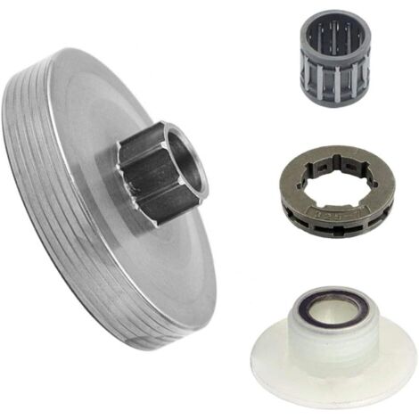 Embrayage De Tronçonneuse 7 Dents 19mm Pignon Jante Pièces d'Outils De Tronçonneuse Roulement à Aiguilles Engrenage à Vis Sans Fin Pour La Chine 4500 5200 5800 45cc 52cc 58cc 325 (1/5)