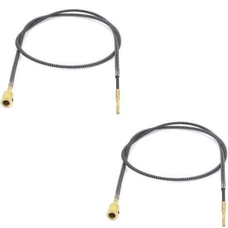 2pcs 99cm / 3.2ft Metal Flexible Inner Shaft Cable for Bench Grinder Drill Press Flexible Shaft Rotary Motor (1/3)