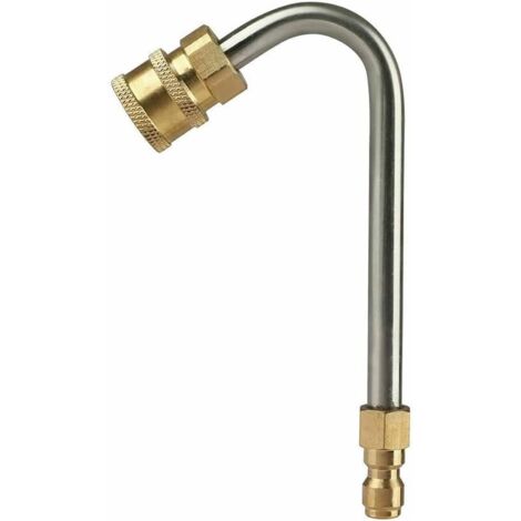 Lance d'extension de nettoyeur haute pression à 120 degrés pour nettoyeur haute pression Outils de nettoyage de gouttière (1/5)