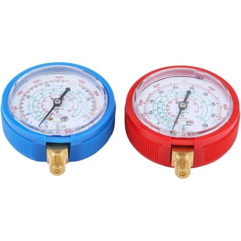 Paire de Climatiseur R410a R134a R22 Kit de Manomètre Haute Et Basse Pression Réfrigérant (1/5)