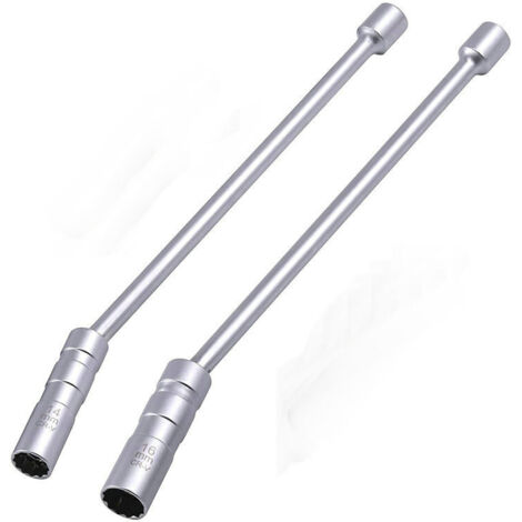 Douille à bougie magnétique 14 mm 16 mm – Paroi mince 12 pans – Longueur 30 cm – Accès facile dans espaces confinés (1/5)