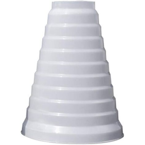 Roleader – Réducteur PVC 80/200mm pour systèmes de ventilation – Résistant aux intempéries – Installation facile – Ventilation silencieuse et efficace (1/5)