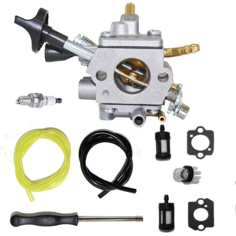 Kit de carburateur Kurihina compatible avec 4283-120-0601 BR800 pour carburateur STHIL BR800X BR800CE avec bougie d'allumage, poire d'amorçage, outil de réglage du filtre à carburant (1/4)
