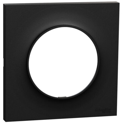 Plaque Odace Noir Origine 1 poste (S949702)