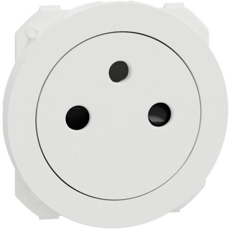 Enjoliveur noir prise affleurante Odace (S929050) (1/3)