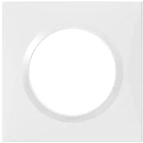 Lot de 100 plaques de finition carrées 1 poste Dooxie - Blanc - 600941 - Legrand