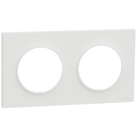 Plaque Odace Blanc Origine 2 postes (S929704)
