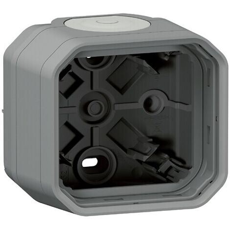 Legrand – Boîtier de protection pour prise électrique – 2 embouts à membrane – 1 poste – Sable – Pour chantiers humides (1/5)