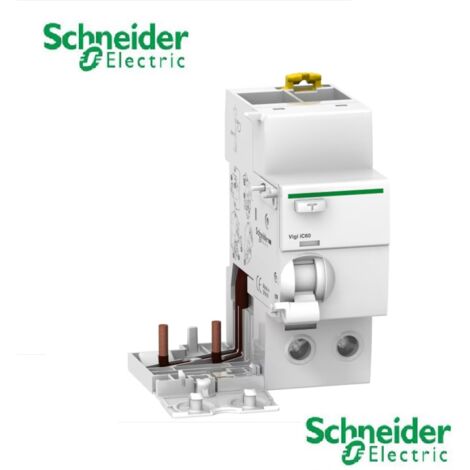 SCHNEIDER ACTI9 IC60 BLOC DIFFÉRENTIEL VIGI 2P 40A 30MA TYPE AC EU - A9V41240