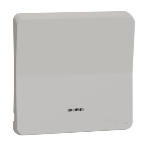 Enjoliveur avec lentille IP55 IK08 blanc Appareillage étanche sup IP55 Mureva Styl - MUR39204 - Schneider (1/4)