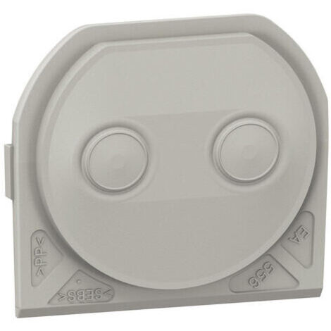 Embout à membrane - 2 sorties - Gris - Plexo - 069599L - Legrand (1/2)