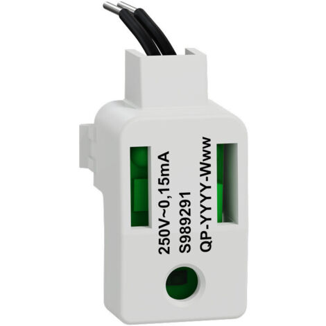 LED verte - 0,15 mA - 250 V - À câbler - Localisation / témoin - Pour enjoliveur à voyant - Odace - S989291 - Schneider (1/3)