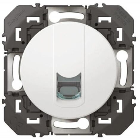 Prise blindée RJ45 catégorie 6 STP dooxie finition blanc LEGRAND 600375